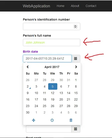 Customized generated form