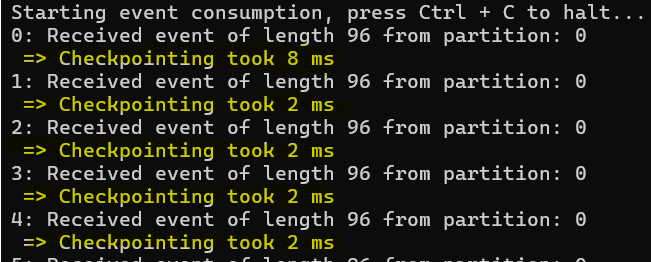 Event Stream Checkpoint With Redis Local