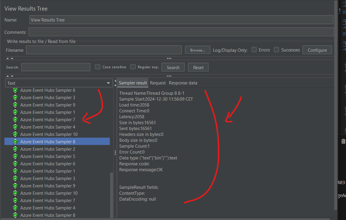 JMeter View Results Tree