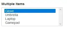 Multi select list example