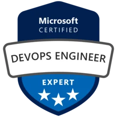Microsoft Certified: DevOps Engineer Expert (AZ-400) badge