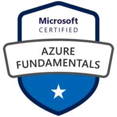 Microsoft Certified: Azure Fundamentals (AZ-900) badge